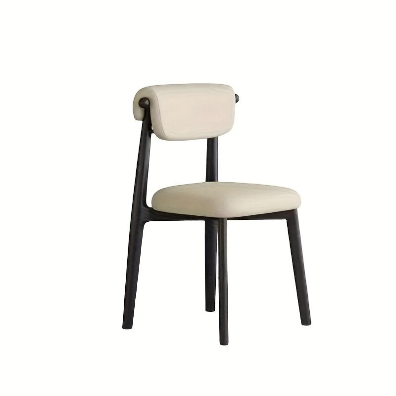 French Minimalist Dining Chair - Nordic Velvet Armchair with Gold Metal Legs, Luxury Restaurant & Home Dining Chair nordic chair