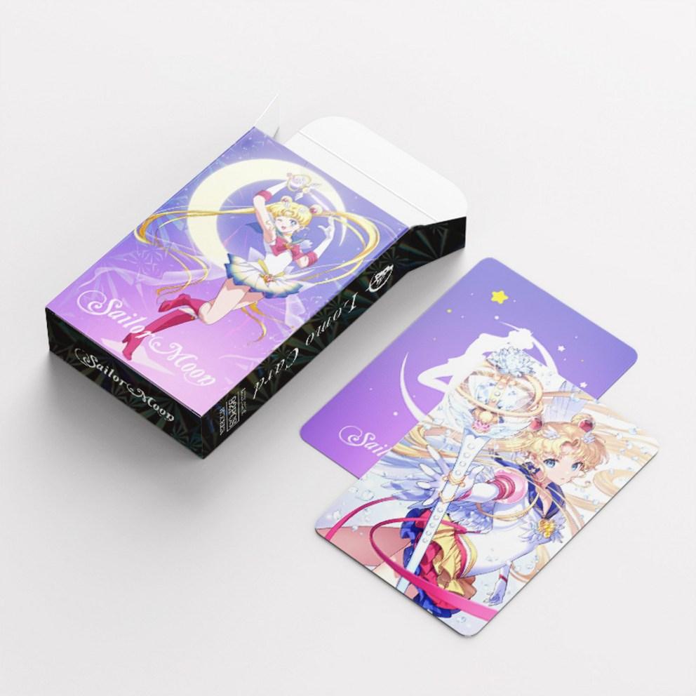 Sailor Moon Photocard Goods LOMO Photocard 60pcs + Mini Sticker 32pcs