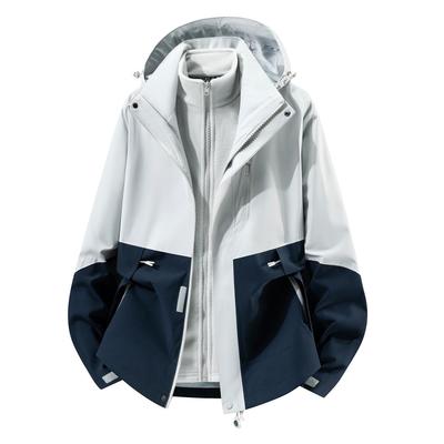 Unisex Hochwertige 3-in-1 Wasserdichte Winddichte Outdoorjacke