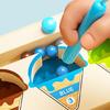 Fine Motor Skills Magnetic Maze Game Wood Number Learning Toy Tracing Number Maze Counting Board for Children Enduring