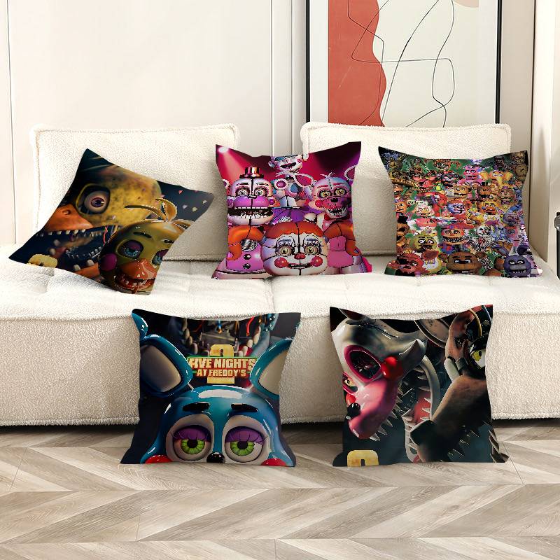 F-Fnaf F-Five-Nights-At-Freddys Cushion Cover Polyester Sofa Cushions Decorative Throw Pillows Home Decoration Pillowcover