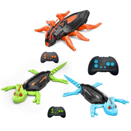 Electric Remote Control Gecko Toy Rechargeable RC Wall Crawler Lizard Robot Toddlers Educational Wall