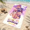 Dog Man Microfiber Beach Towel Quick Dry Sand Free Lightweight Beach Towels for Travel Swimming Camping
