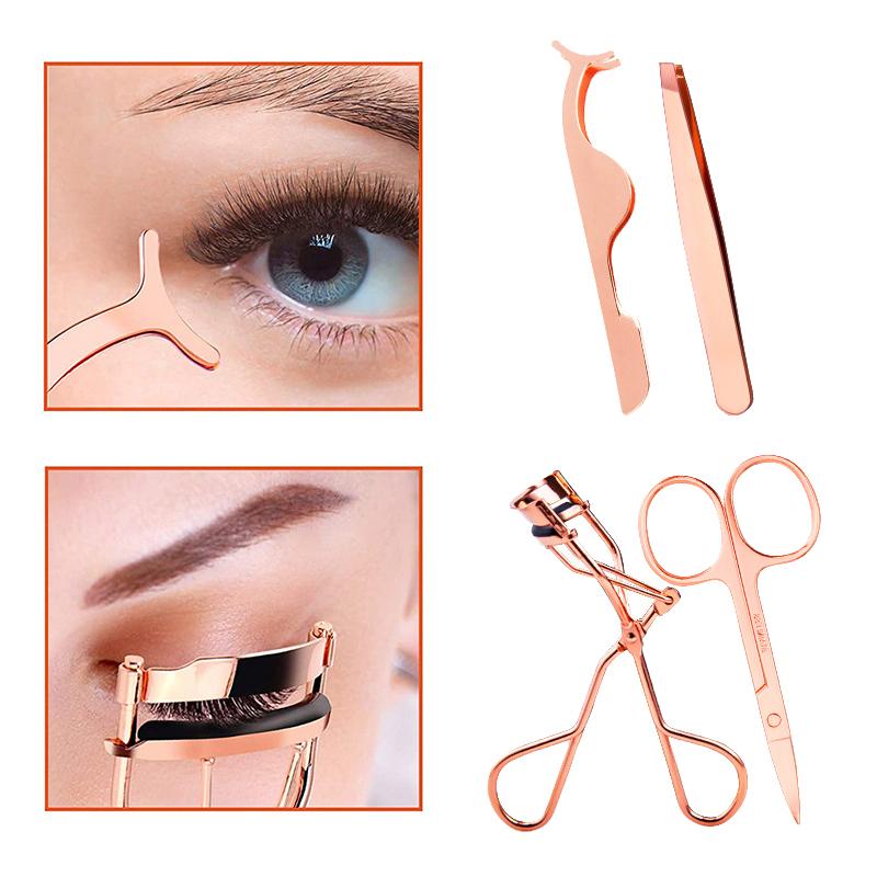 

Инструменты для красоты: Зажим для ресниц, Аппликатор для клея для накладных ресниц, Инструмент для завивки ресниц, Набор для моделирования бровей