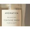 AROMATICA Pure & Soft Chamomile & Tea Tree Feminine Wash 170ml – pH Balanced Gentle Cleansing for Delicate Skin, Korean