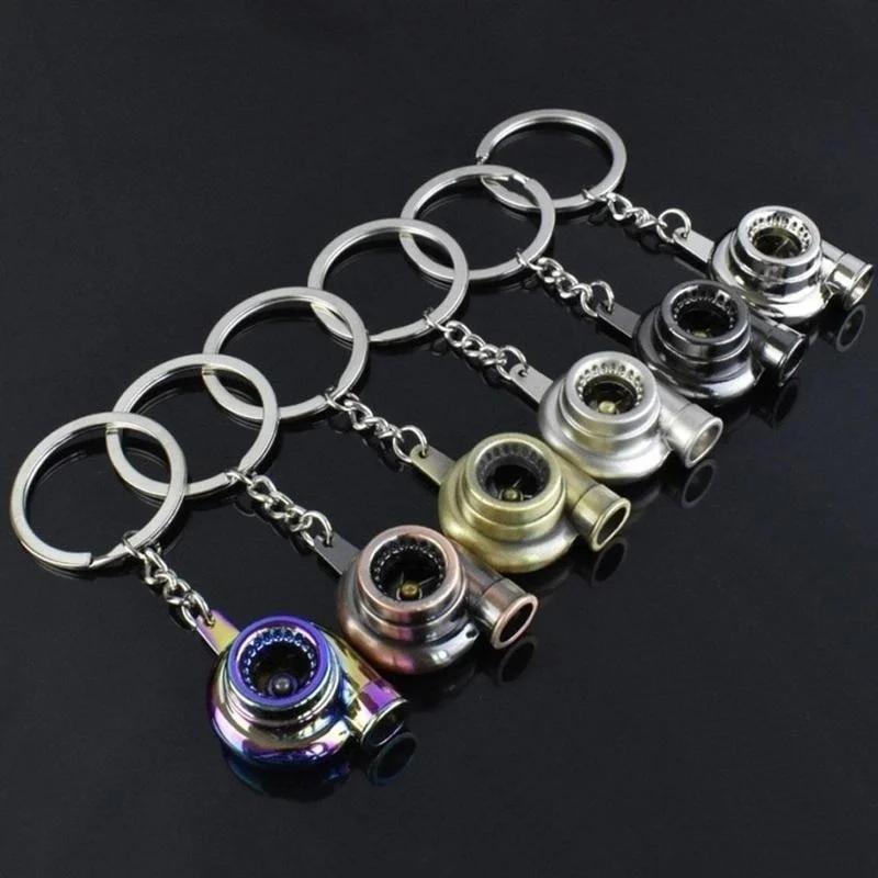 Car Speed Gearbox Gear Head Keychain Manual Transmission Lever Metal Key Ring Car Refitting Metal Pendant Creative Keychain