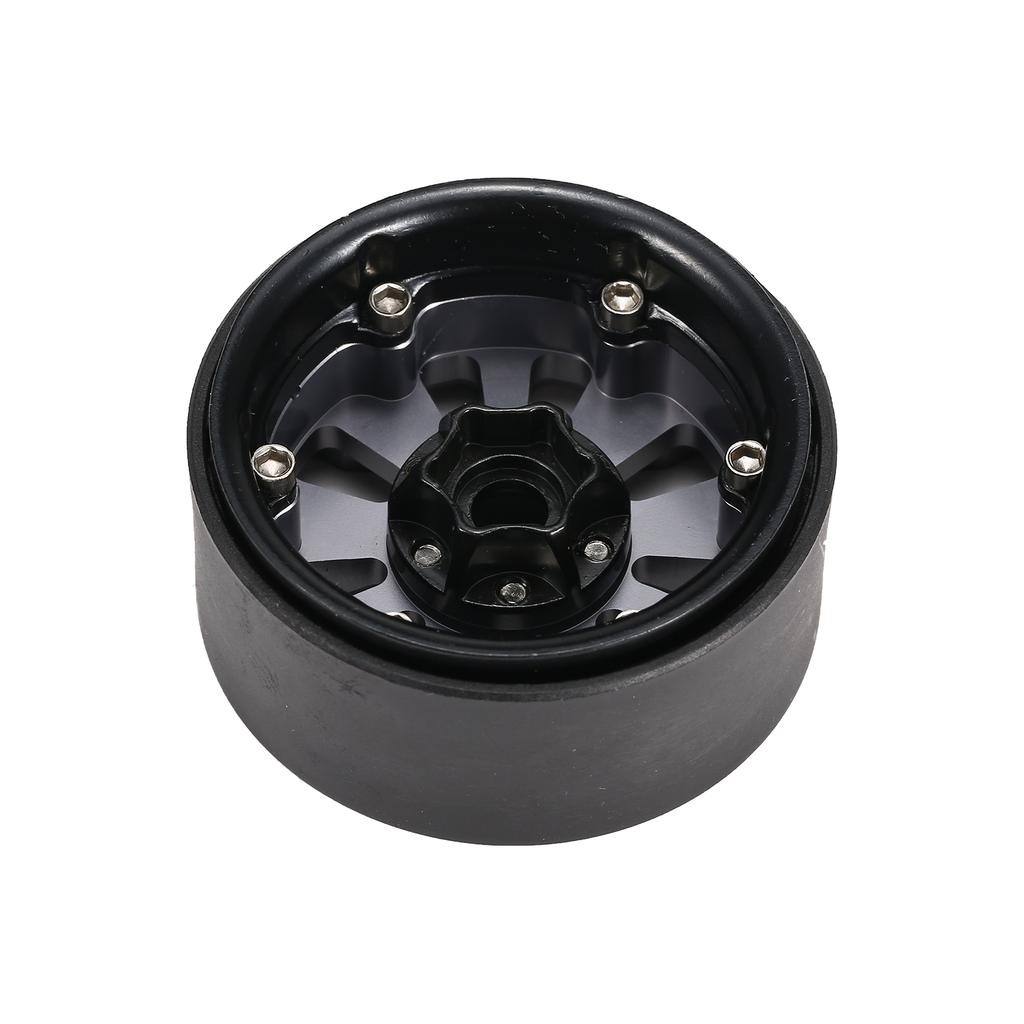 Metal Wheel   Beadlock Wheel  s Hub 4pcs Compatible with   SCX10 90046    4   D90 RC Car