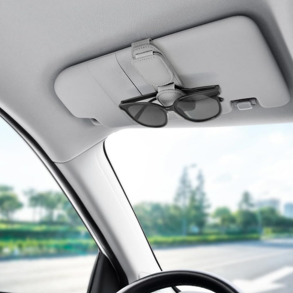 Car Sunglasses Clip, Car Sunglasses Holder Sun Visor Glasses Clip Easy Installation Car Sunglasses