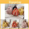 Modern Lightweight Mini Nylon Backpack For Kids In Bright Yellow And Orange Colors