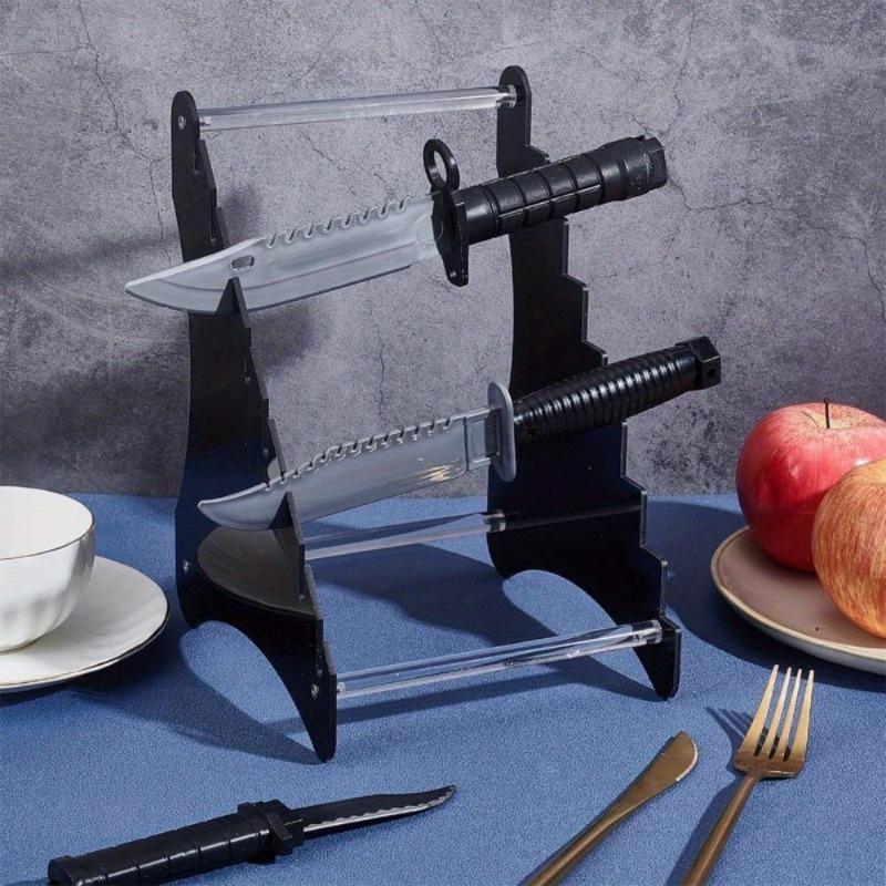 Acryl Tischmesser Ausstellungsständer Klappmesser Butterflymesser Säbel Obstmesser Küchen Ausstellungs- Aufbewahrungsregal