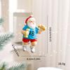 2025 New Christmas Ornaments Set Santa Claus & Novelty Ball Hanging Pendants for Xmas Tree Decor Home Party Decoration