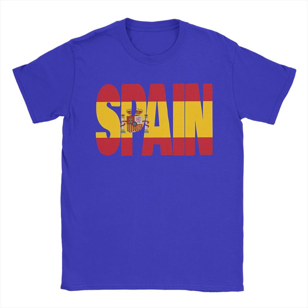 Harajuku TShirt Summer ESPANA Spain Flag Fashion T Shirts 100 Cotton Tee Shirt for Man Y2K Classic Cheap Short Sleeve Clothes