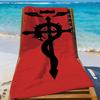 Asciugamano Anime F-Fullmetal Alchemist da Spiaggia Doccia Bagno Viaggio Leggero Delicato sulla Pelle per Piscina Campeggio Crociera Estate