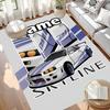 Custom Name Personalized Fast & Furious Print Carpet, Versatile Home Decor Rug, for Playroom, Apartment, Balcony, Entryway, Hallway Gift