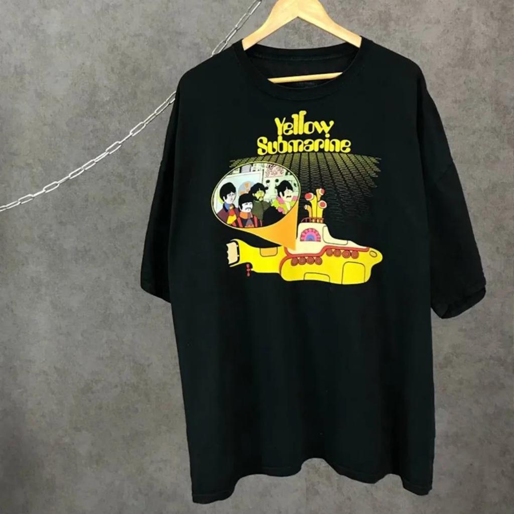 2026 New The Beatles vintage rock American retro punk hip-hop oversize Men's and Women's T-shirt Tee for Unisex T-shirt Tee