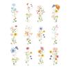 Wildflower Cupcake Toppers Baby Shower Floral Cake Topper Decoration for Baby Shower Birthday Party Supplies