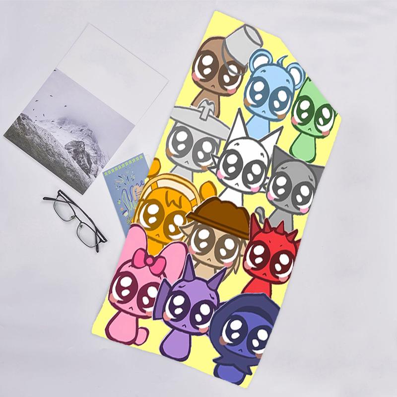 1pc SPRUNKI8 Beach Towel, Beach and Seaside Swimming Pool Equipment, Fashion Pattern, Rectangular, Travel Essentials