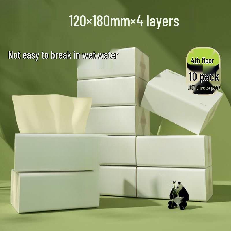 Выдвижная коробка для бумажных полотенец из бамбукового волокна