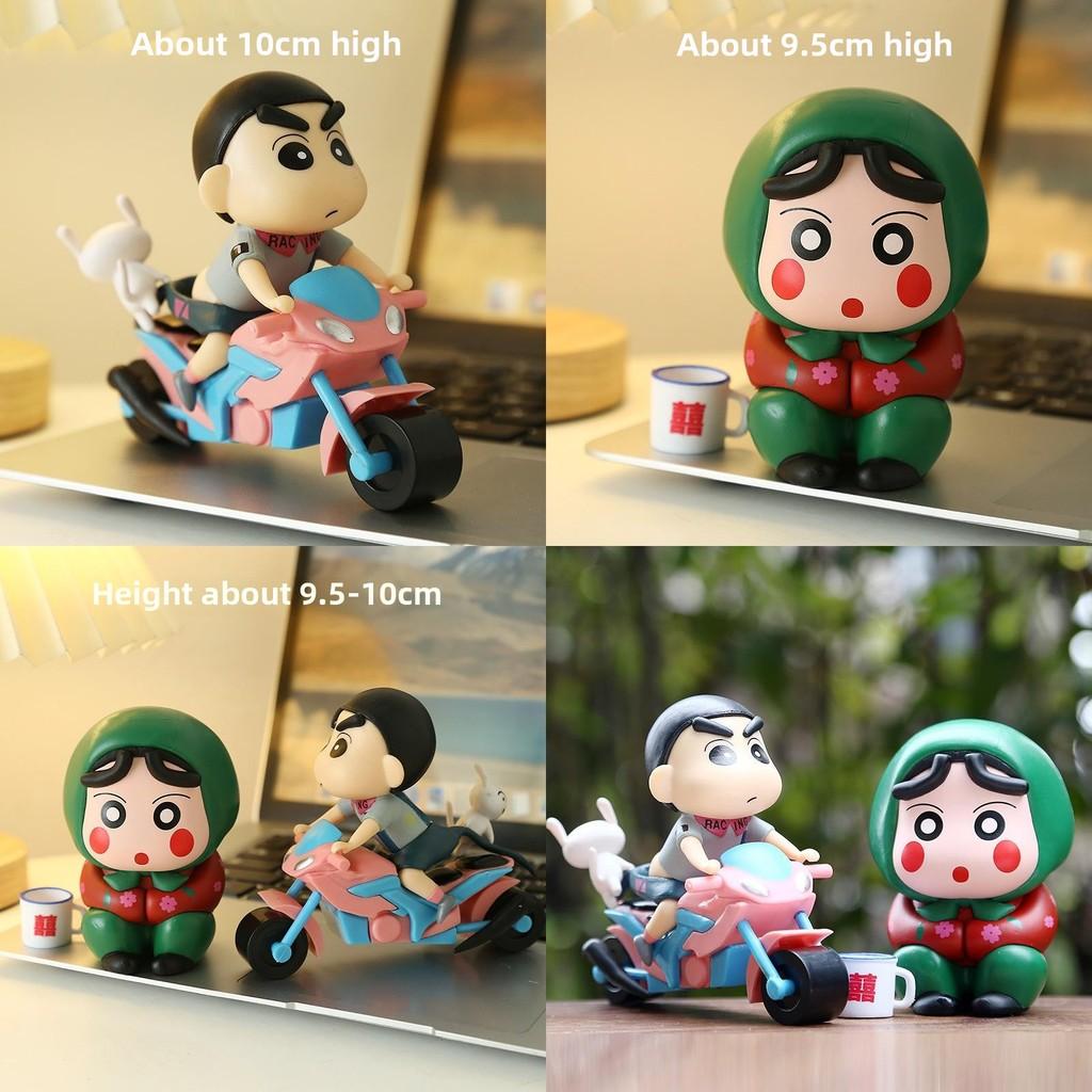 Shin Crayon Chan Motorcycle Model Toy Desktop Decoration Children Gift Birthday