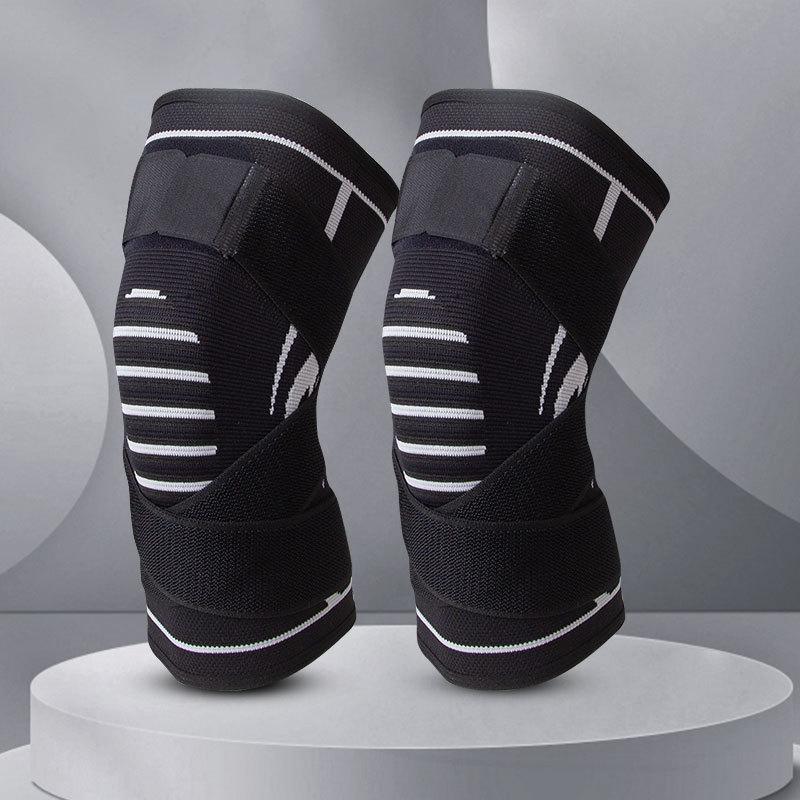 

Баскетбольные наколенники Уличные мужские и женские наколенники для бега и велоспорта Летние фитнес Нескользящие компрессионные наколенники XXXL