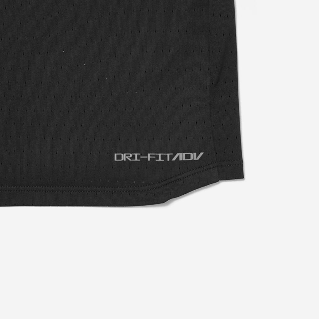 Nike AeroSwift Logo Crew Running Tank Men Tops Black FN4231-010