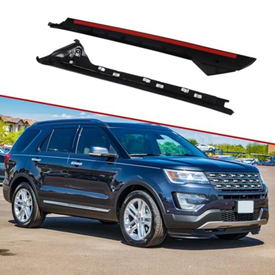 Windshield A-Pillar Molding Trim Kit Left Driver Right Passenger Side Compatible for Ford Explorer 2011-2019 Replaces 926-450 9