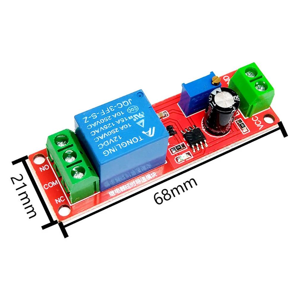 NE555 DK555 Timer Switch Adjustable Disconnect Module DC12V Time delay relay Module DC 12V Delay relay shield 0~10S