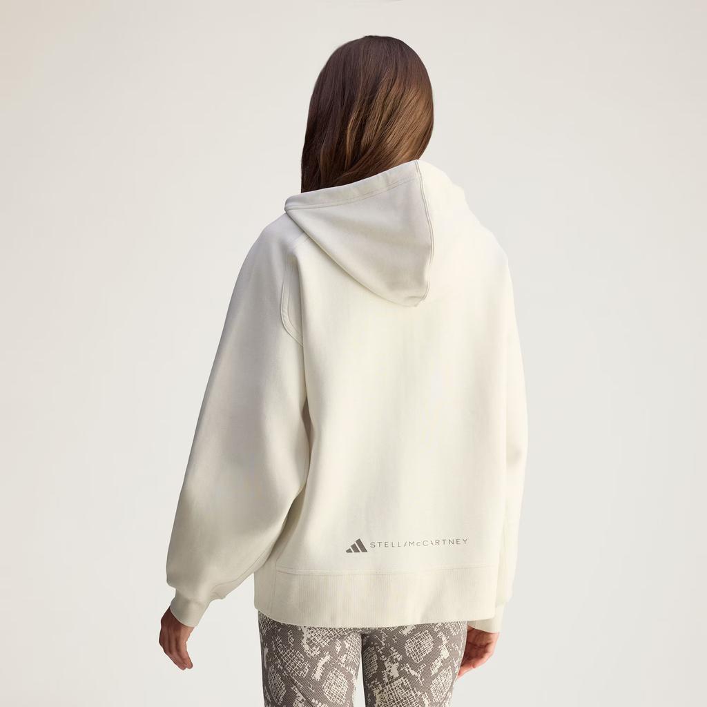 Adidas Stella McCartney Full-Zip Hoodie Sports Loose Fit Raglan Long Sleeve Jacket Women Jackets JX6769