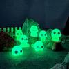 10pcs Glow In Dark Cartoon Alien Ornaments Realistic Micro Landscape Decoration  Fish Tank Decor