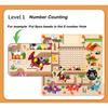 Magnetic Color and Number Maze Montessori Dinosaur Counting Matching Learning Puzzle Board Toddler Fine Motor Skills Travel Toys