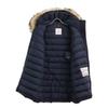 Moncler DIMITRA Fur-trimmed Down Jacket Coat 00 NavyUsed