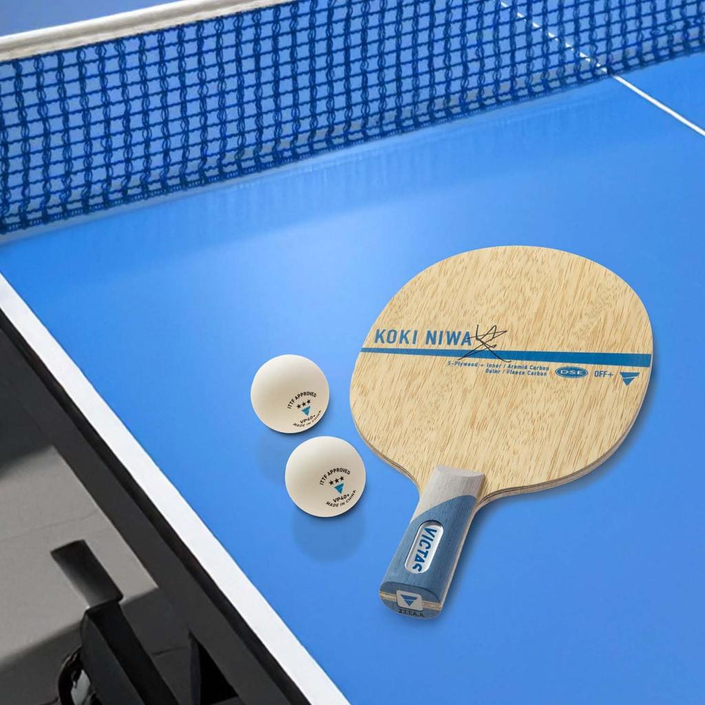 VICTAS Koki Niwa Penholder Table Tennis Racket Special Model Used by Koki 027803 (Chinese Style) Offensive, Material, Niwa,