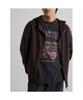 8Seconds Light Hooded Zip-Up Cardigan Brown