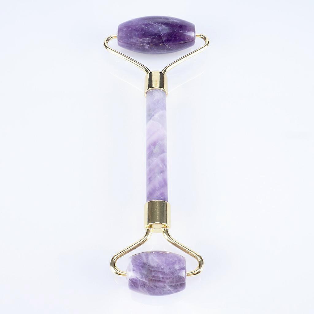 Roller Gua Sha, Amethyst Jade Face Roller Skin Care Tools,Beauty for Facial Massager,Eye Roller For Puffy Eyes,Self Care