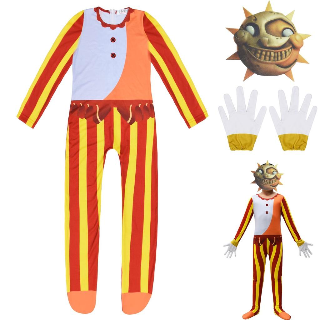 Sundrop Fnaf Cosplay Jumpsuit For Boys And Girls