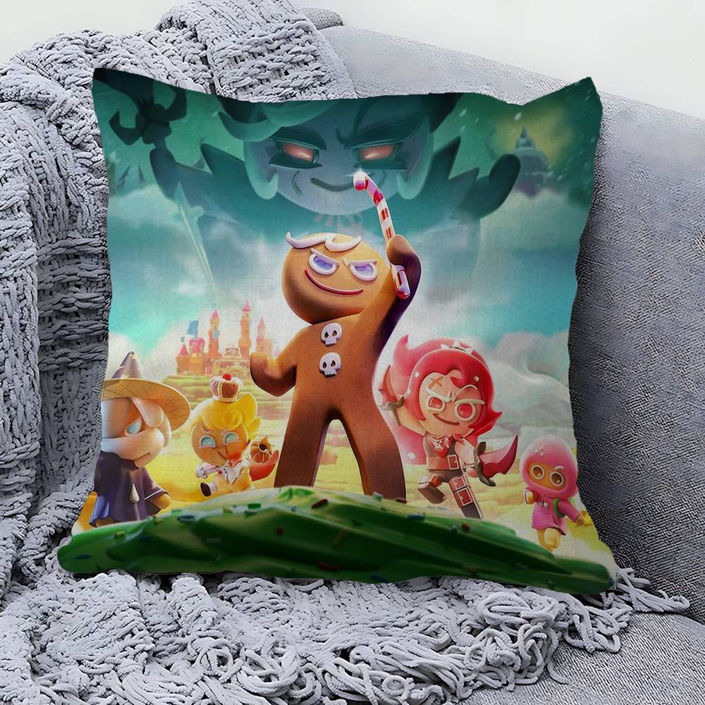 Game C-Cookie R-Run K-Kingdom Personalized Pillow Dust Cover Bedroom Kids Party Decoration Pillowcase Birthday Children Gift