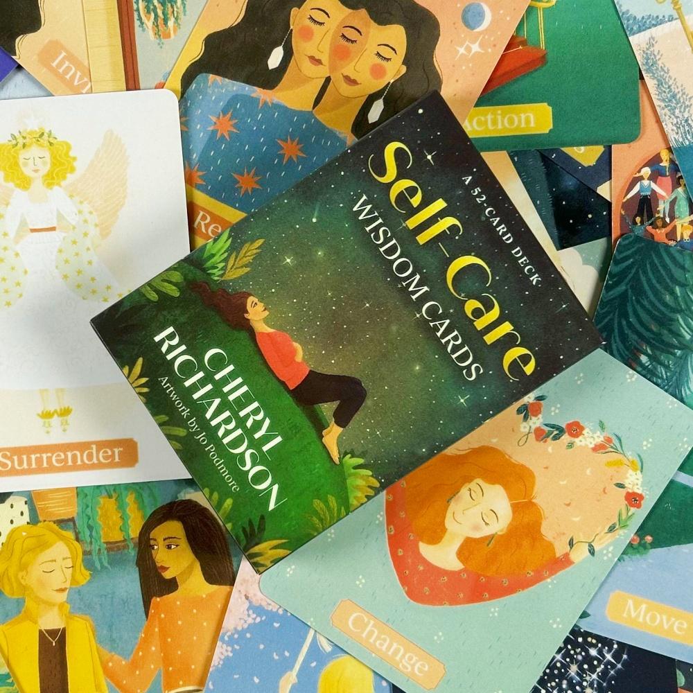 Self Care Wisdom Cards Tarot Deck Oracle Card Fate Divination Leisure Entertainment Family Gatherings Tarot Card Board Game