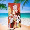 K-Kamisama K-Kisss Classic Comics Bath Towel Microfiber Soft Water Absorbing Breathable For Kids Decorative Cartoon Beach Towel