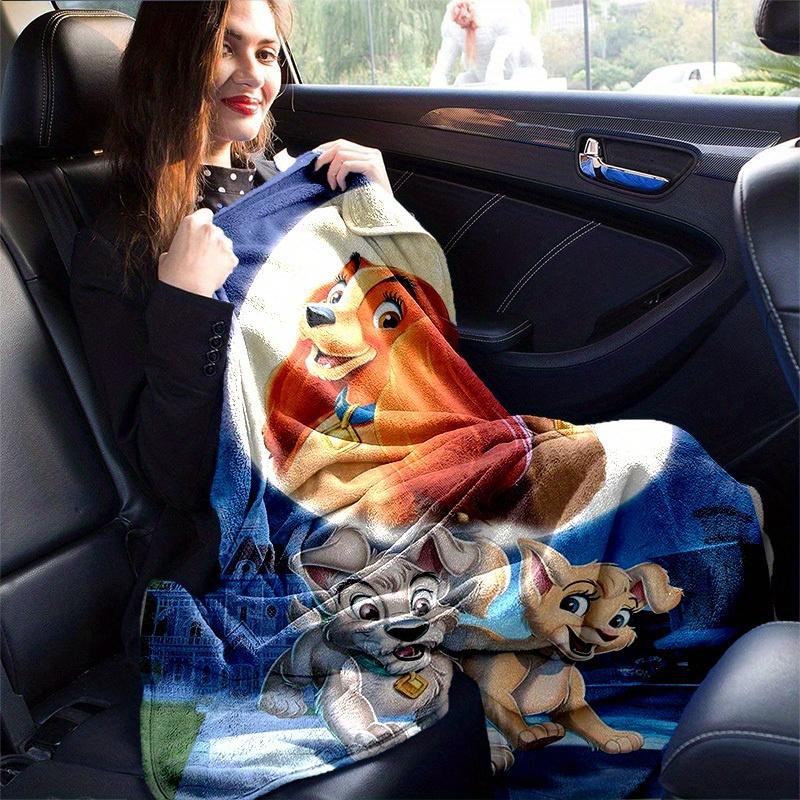 1pc, Lady & The Tramp Throw Blanket Soft & Cozy Home Decor for Couch, Bed, Car, Travel, Camping, Office Nap Perfect Gift for Lady