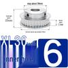 Synchronous Pulley XL, 30 Teeth, BF Type, Groove 11mm, Keyway Bore 5-25mm, Boss with Setscrew