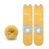 Autumn Winter Sweet Stockings Bowknot Imitation Mink Socks Winter Plush Warm Home Sleeping Socks Cartoon Cute Furry Tube Socks