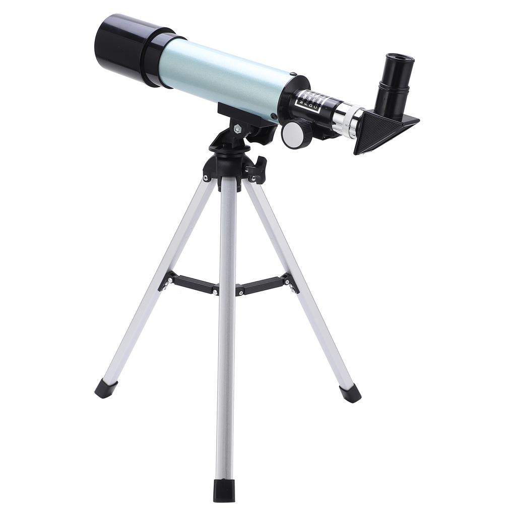 Teleskop für Kinder und Anfänger Tragbares Refraktorteleskop 90-fache Vergrößerung mit Stativ und