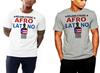 Puerto Rico T-Shirt Afro-Latino Afro Pick Puerto Rican Pride Boricua Taino Melanin Cotton Tee