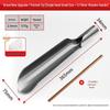 Luoyang Multi-functional Iron Shovel for Soil, Trees, and Pits - Outdoor and Household Use