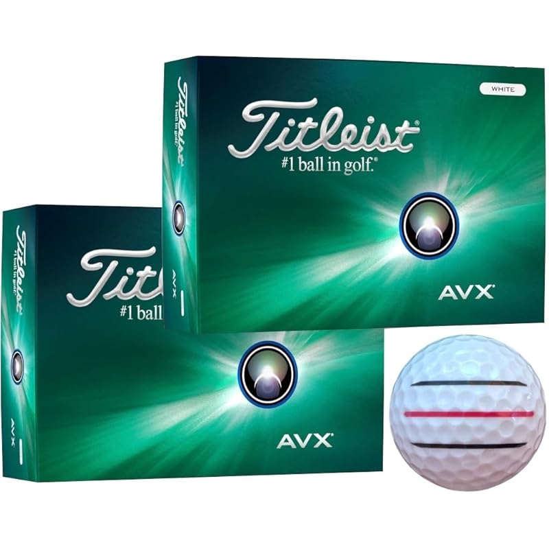 

[Hapiraki_Golf Line] AVX golf ball 2024 model Contains 3 lines (White_2 dozen)