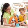 Konijn Pluche Dier Omkeerbaar Knuffel Konijn Pluche Kussen, Aardbeien Konijn Veranderend Konijn Pluche Rits, 25cm Schattig Kawaii Konijn Speelgoed voor Kinderen