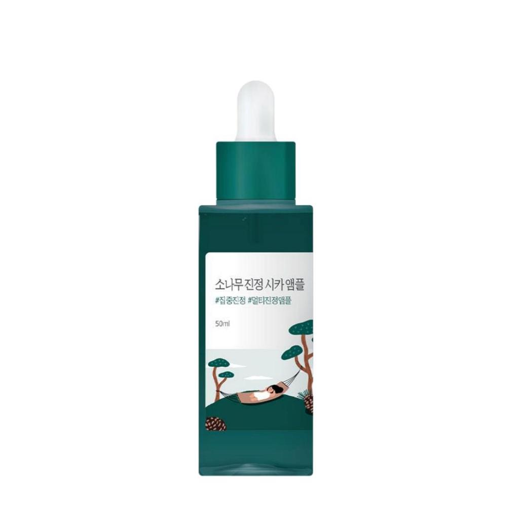 ROUND LAB Pine Calming Pad 50 Pads + Pine Calming Ampoule 50ml Skincare Set