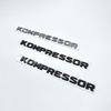 Xnapd1 ABS Chrom Schwarz Buchstaben Kompressor Emblem Auto Seite Kofferraum Namensschild Abzeichen Logo Aufkleber für CLK SLK SL CLS ML Serie