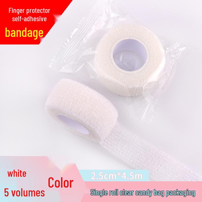 Sports Finger Protector Self-Adhesive Bandage: Finger Wrap Tape & Wrist Support for Basketball/Badminton