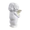 Resin Imitation Gypsum Heart-shaped Little Angel Desktop Ornament, Style Character Home Decoration Sculpture